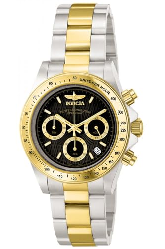 Invicta Speedway - Orologio Da Uomo In Acciaio Inossidabile Con Movimento Al Quarzo - 39 Mm, Bicolore / Nero 9224