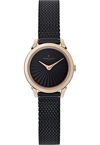 Pierre Cardin Orologio Da Donna Al Quarzo In Acciaio Inox Con Cinturino In Acciaio Inox – Pigalle Plissée – Cpi.2516