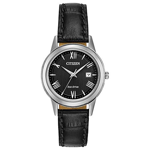 Citizen Orologio Analogo Al Quarzo Donna Con Cinturino In Pelle Fe1081-08E