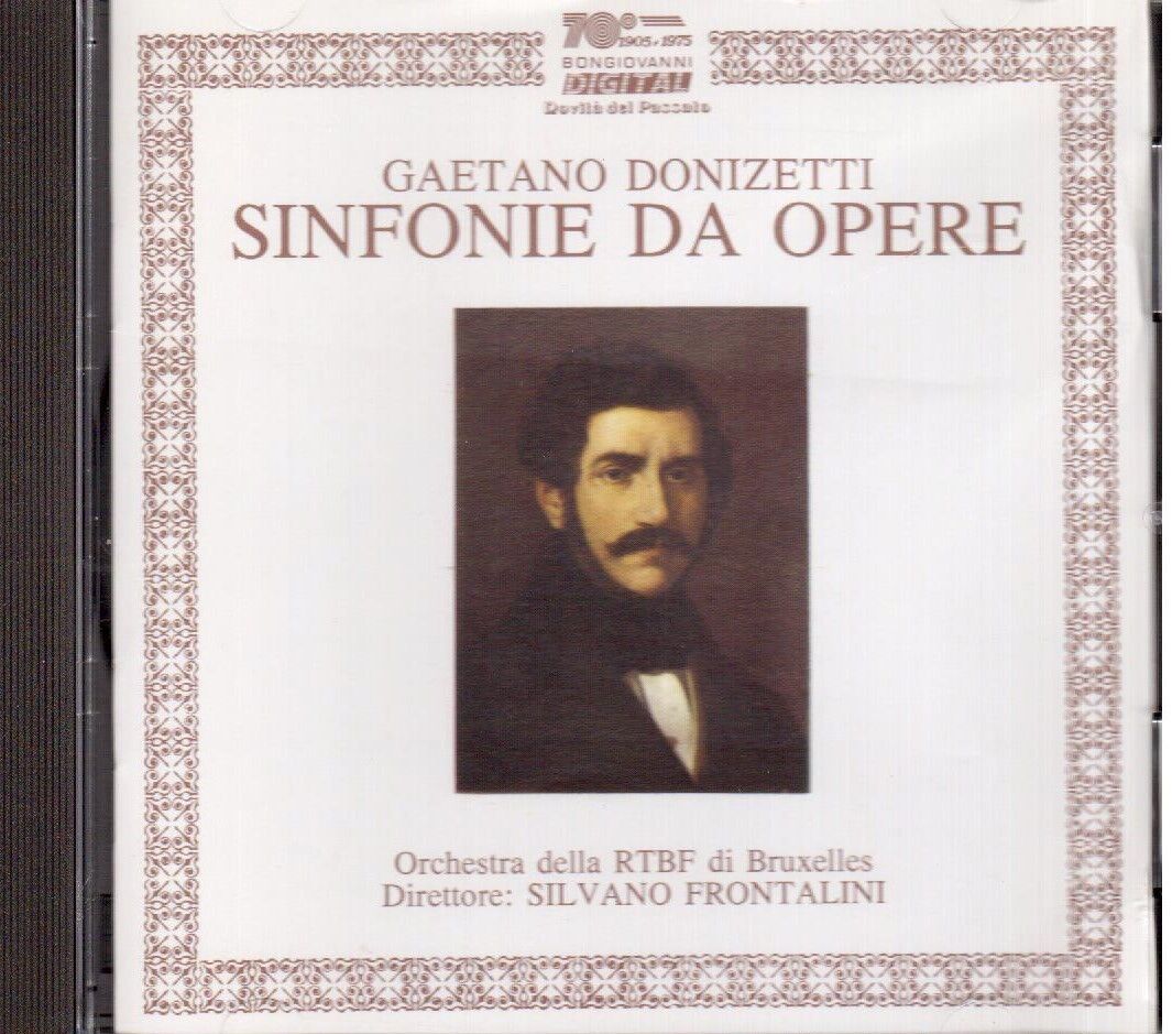 Donizetti: Sinfonie Da Opere / Silvano Frontalini, Orchestra Della RTBF,  CD