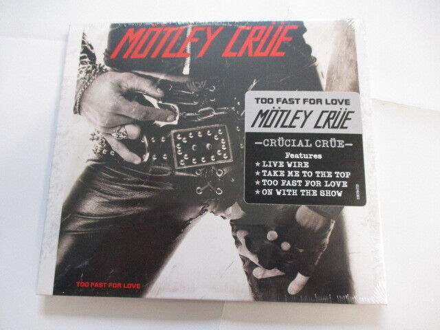 MOTLEY CRUE - TOO FAST FOR LOVE - CD DIGIPACK SIGILLATO 2022