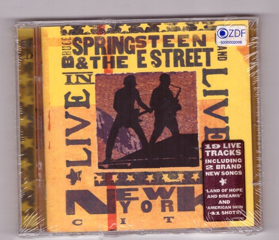 BRUCE SPRINGSTEEN - LIVE IN NEW YORK CITY DOPPIO CD  NUOVO SIGILLATO
