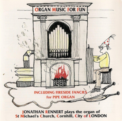 Jonathan Renner Organ Music for Fun: Including Fireside Fancies for Pipe Or (CD)