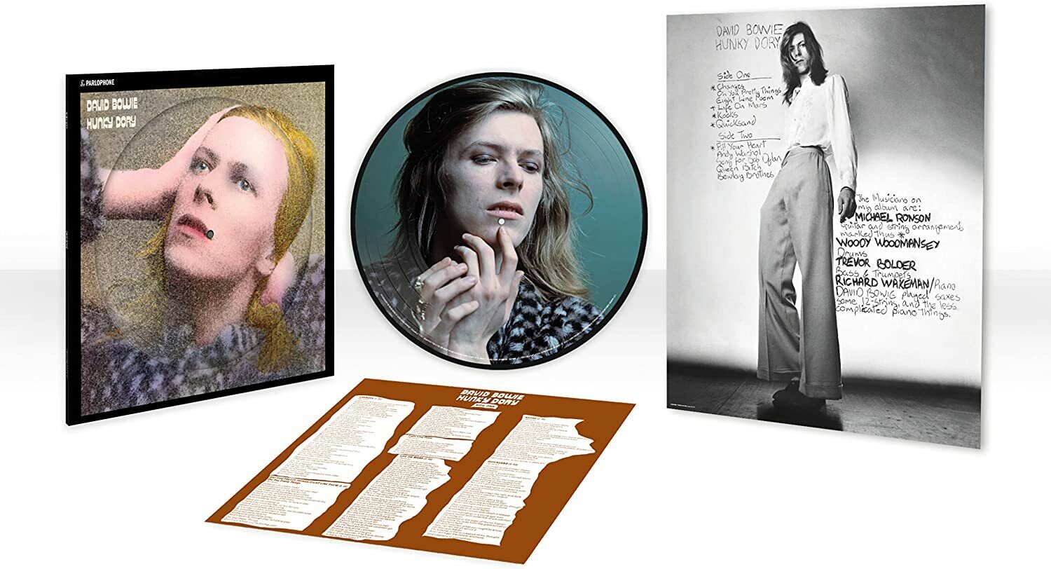 Bowie David Hunky Dory (50Th Anniversary) Vinile Lp Picture Disc Nuovo Sigillato