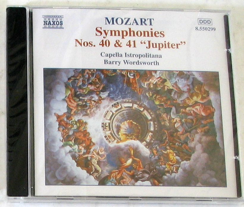 MOZART W.A. - SYMPHONIES 40 & 41 - WORDSWORTH - CD SEALED