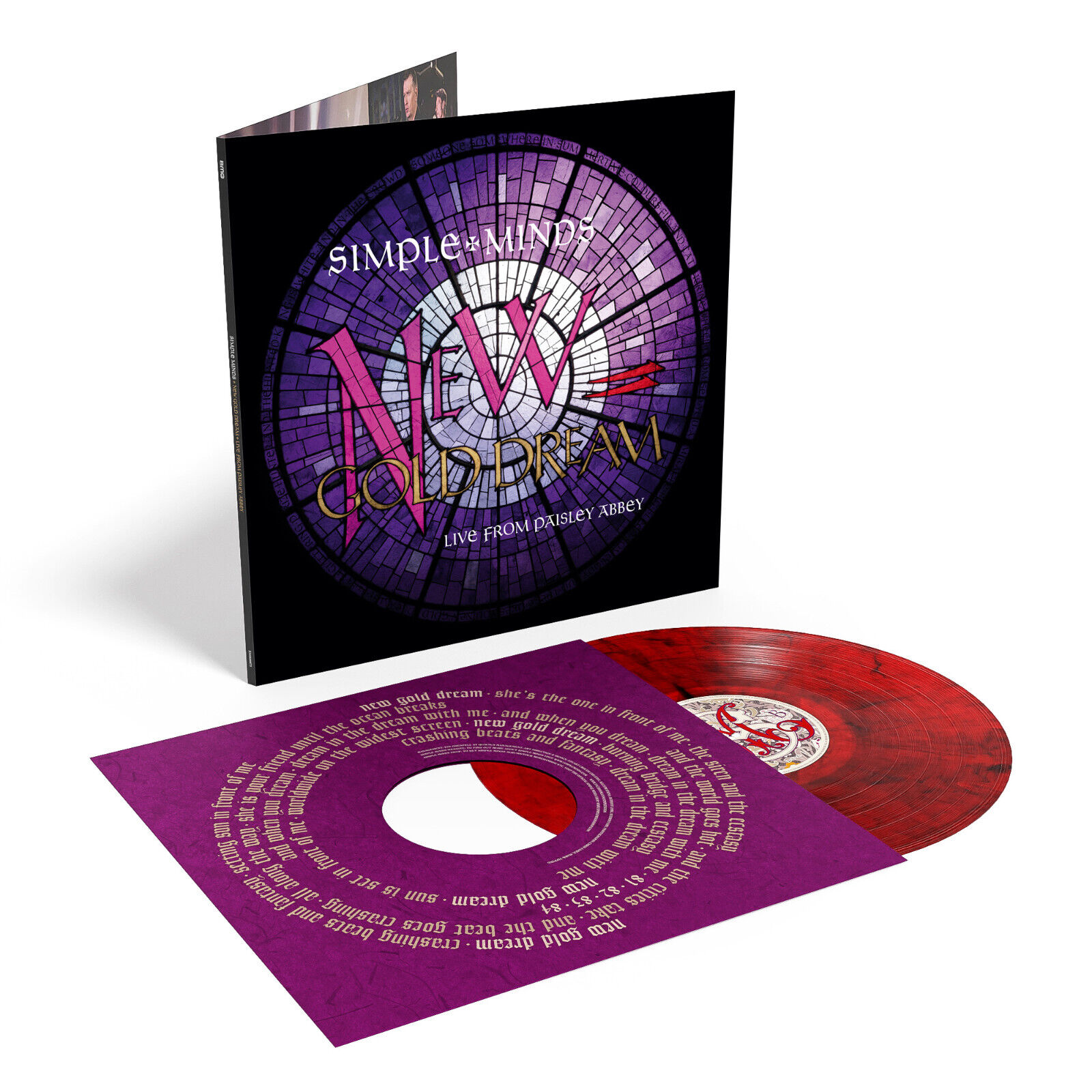Simple Minds New Gold Dream Live From Paisley Abbey Vinile Lp Colorato Rosso