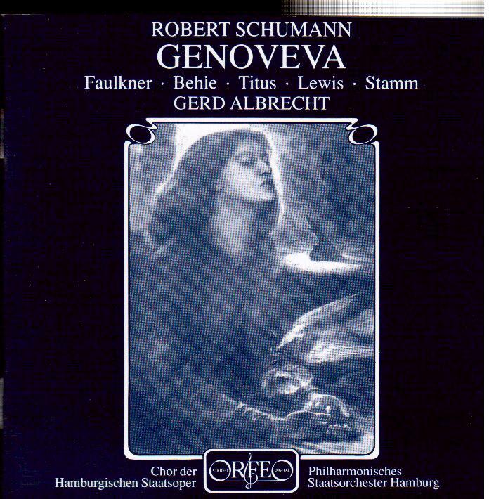 Schumann: Genoveva, Faulkner, Stamm, Lewis/Titus Orfeo - CD
