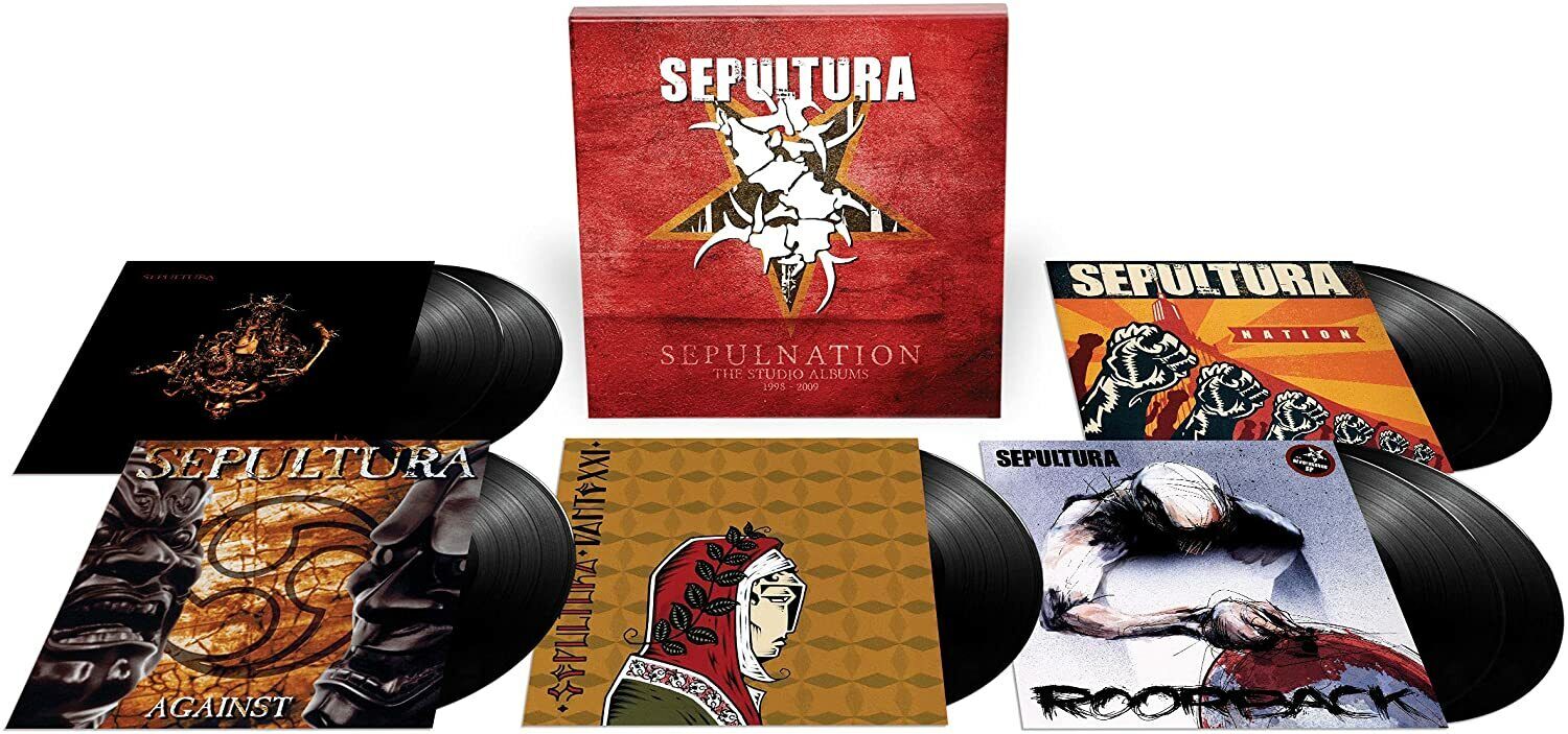 Sepultura Sepulnation The Studio Album Cofanetto Deluxe Edition 8 Vinili Lp