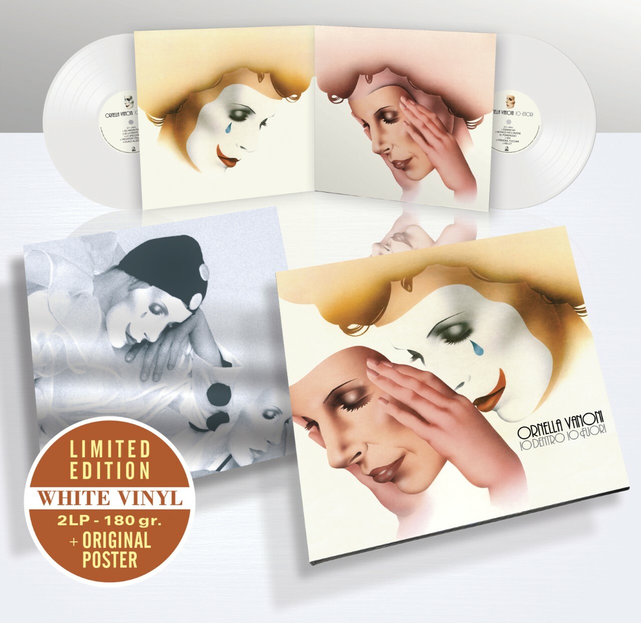 ORNELLA VANONI - IO DENTRO IO FUORI - 2LP VINILE BIANCO NUOVO SIGILLATO LIMITED