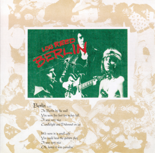Lou Reed Berlin (Vinyl LP) 12" Album