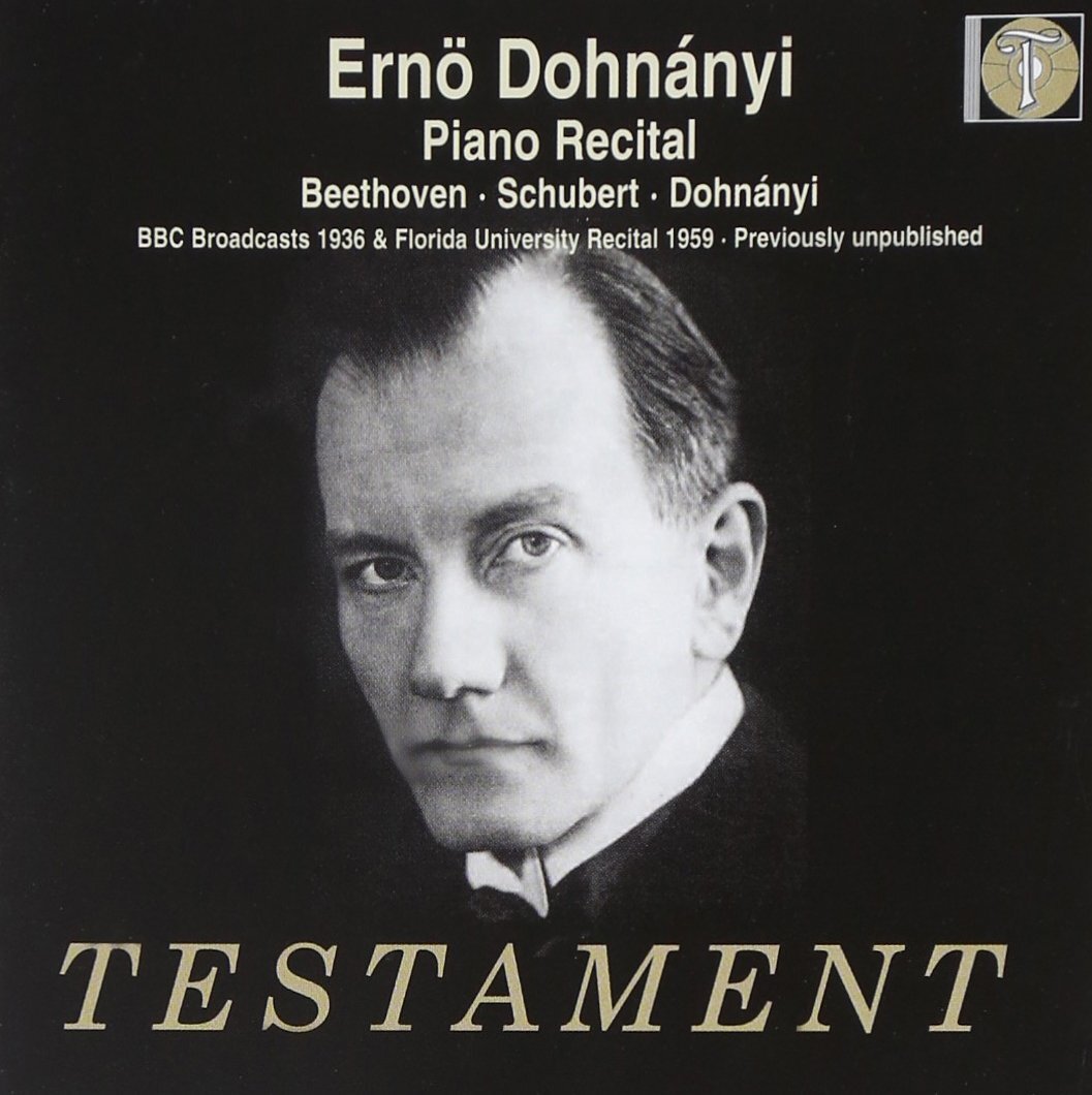 Ernö Dohnanyi Klavier-Recital (CD)