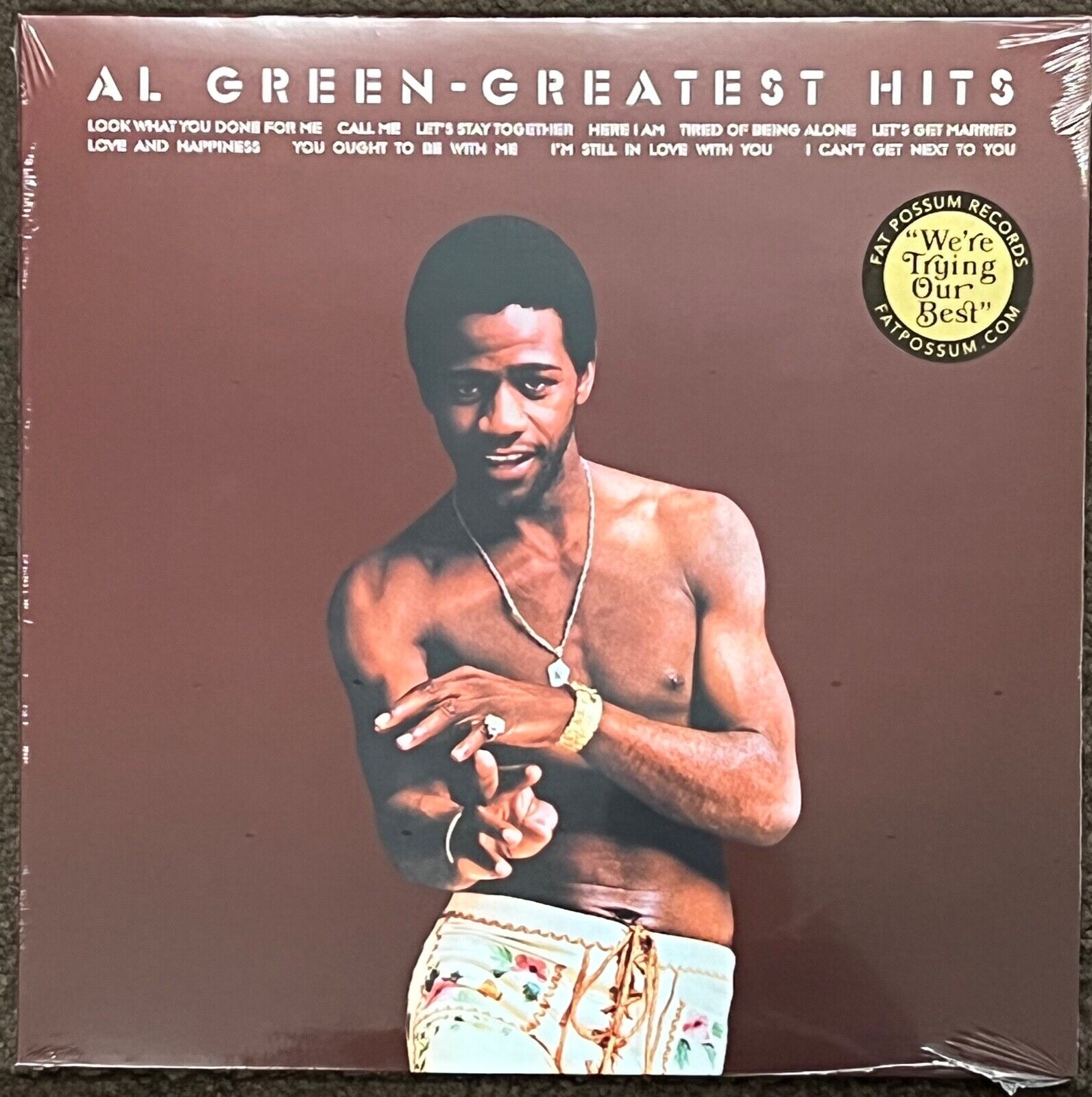 Nuovo Al Green Greatest Hits Vinile LP Grasso Opossum Records FPH1135-1 (1975)