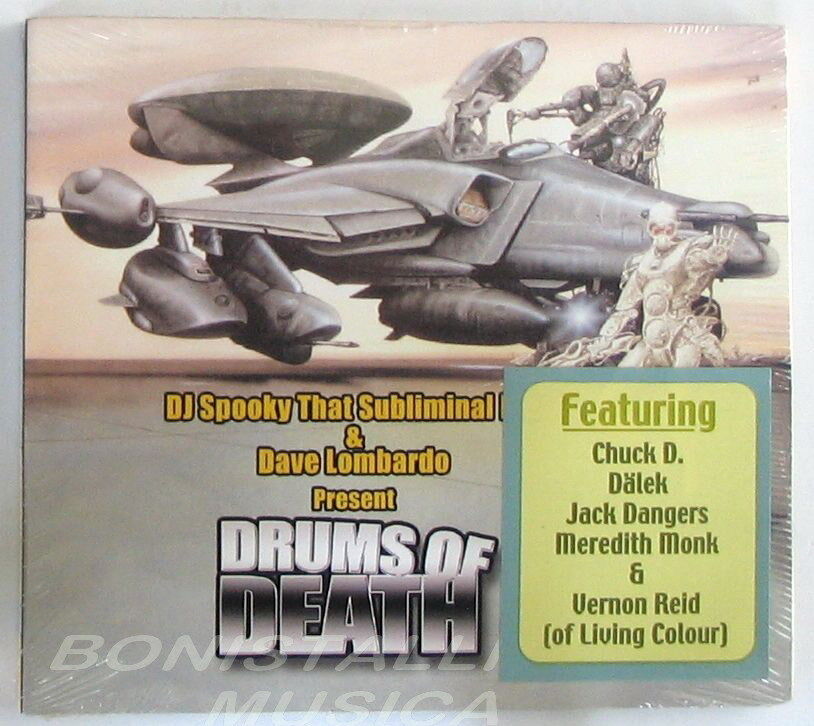 DJ SPOOKY THAT SUBLIMINAL KID & DAVE LOMBARDO - DRUMS OF DEATH - CD Sigillato