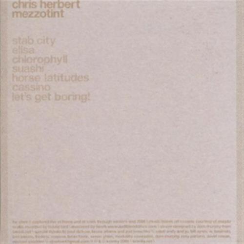 Mezzotint - Chris Herbert (Audio CD)