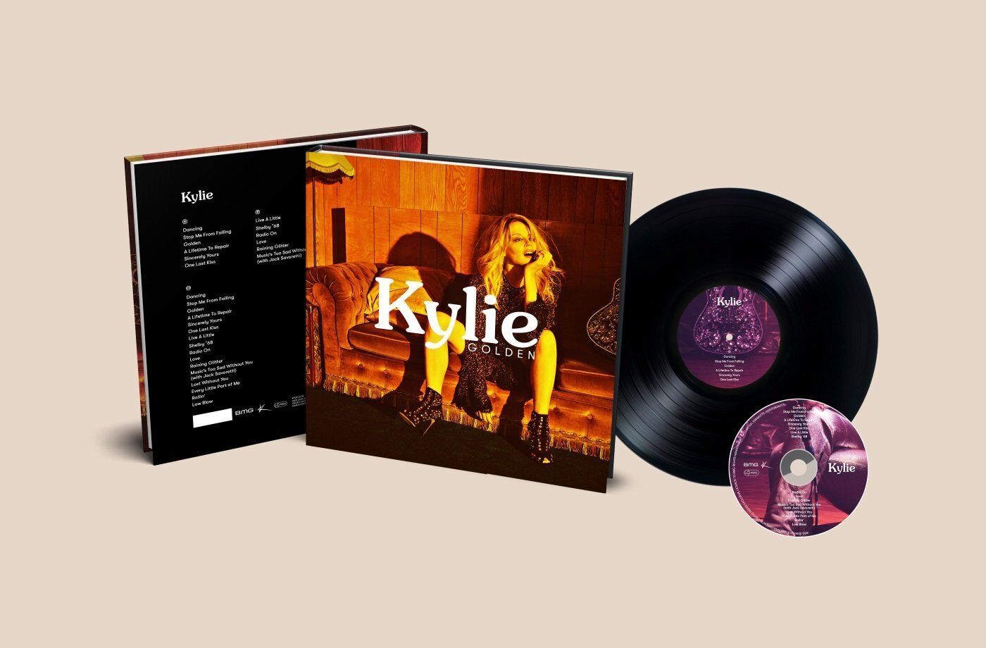 MINOGUE KYLIE GOLDEN SUPER DELUXE EDITION VINILE LP+CD+LIBRO 30 PAGINE NUOVO