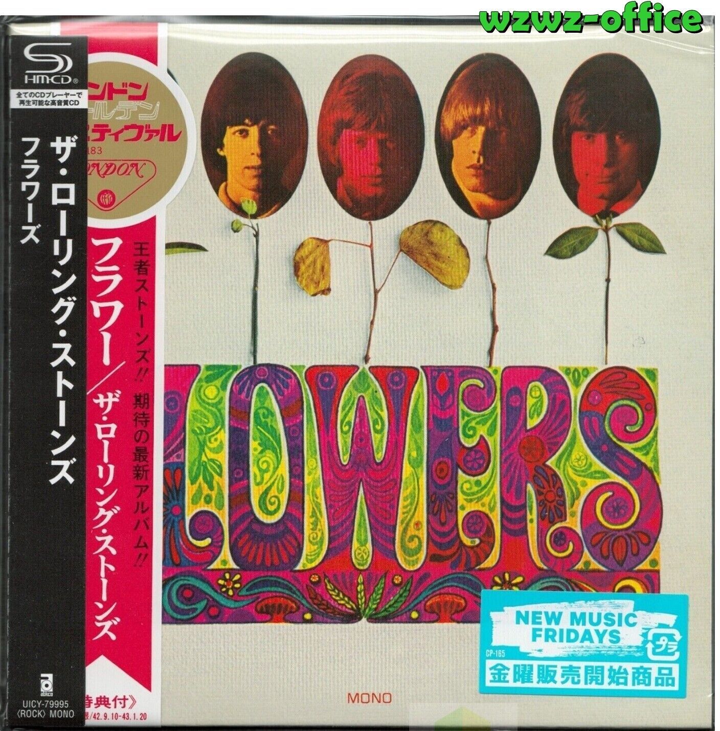 THE ROLLING STONES FLOWERS MONO JAPAN MINI LP SHM CD