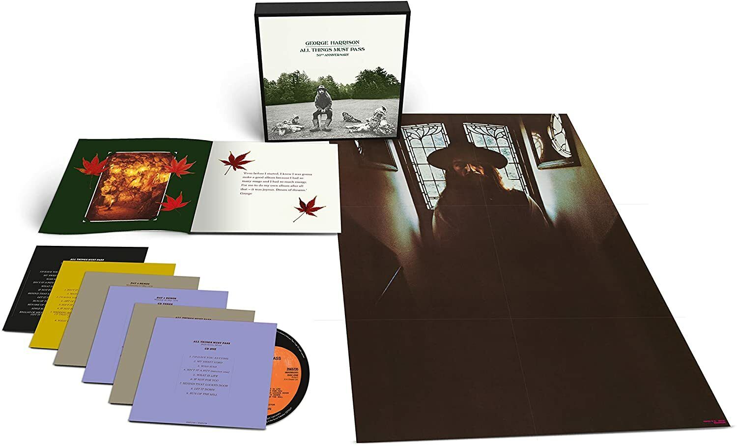 GEORGE HARRISON - All Things Must Pass 50Th (lim. ed) (2021) 5 CD+BluRay+BOOK