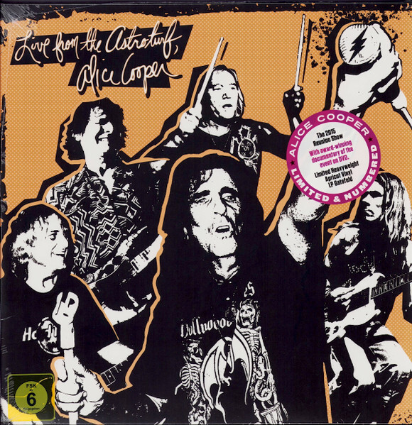 Alice Cooper – Live From The Astro.  LP + DVD Apricot LIMITED NUMBERED SIGILLATO