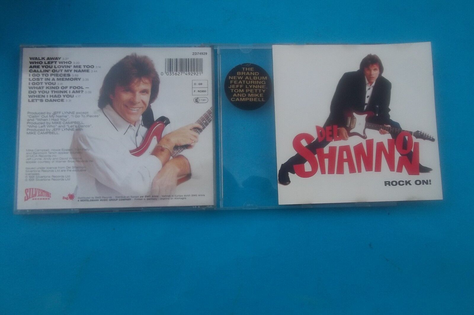 DEL SHANNON " ROCK ON " CD 1991 SILVERSTONE RECORDS NUOVO