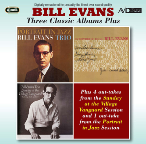 Bill Evans Three Classic Albums Plus: Portrait in Jazz/Everybody Digs/Sunda (CD)