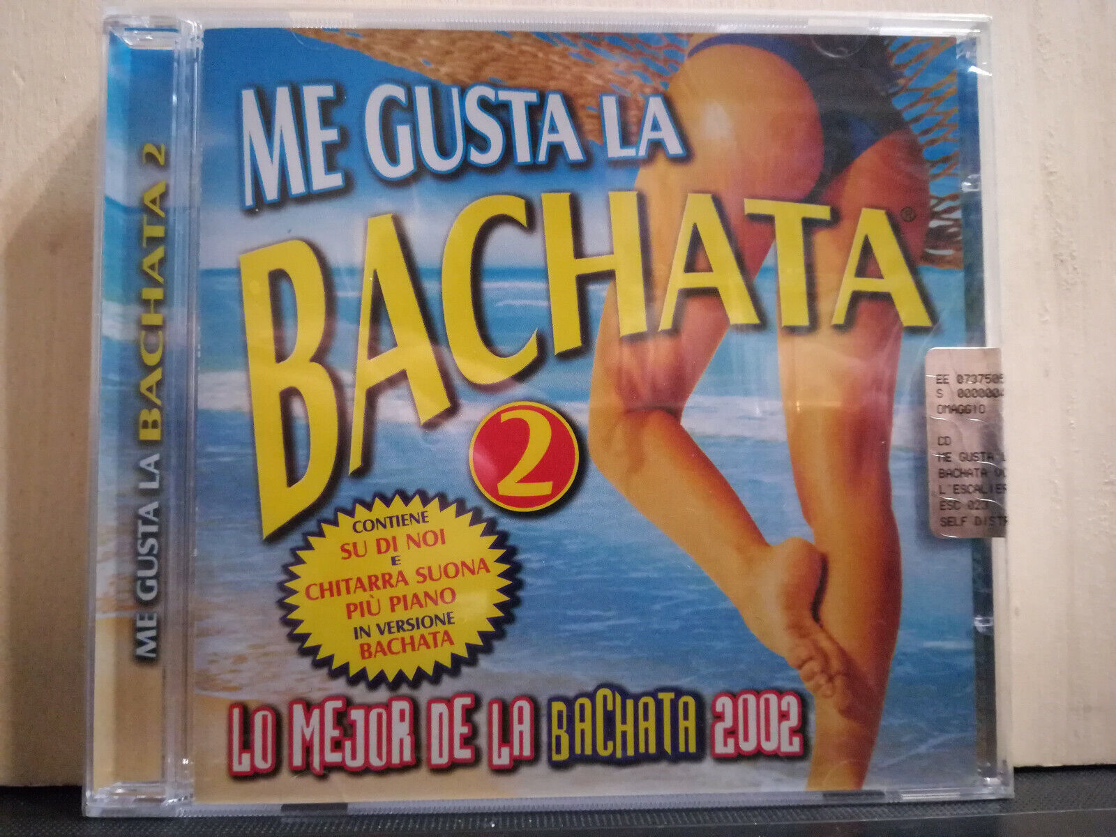 ME GUSTA LA BACHATA contiene SU DI NOI e CHITARRA SUONA PIU' PIANO cd sigillato