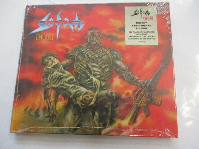 SODOM - M-16 - CD MEDIABOOK NEW SEALED 2021