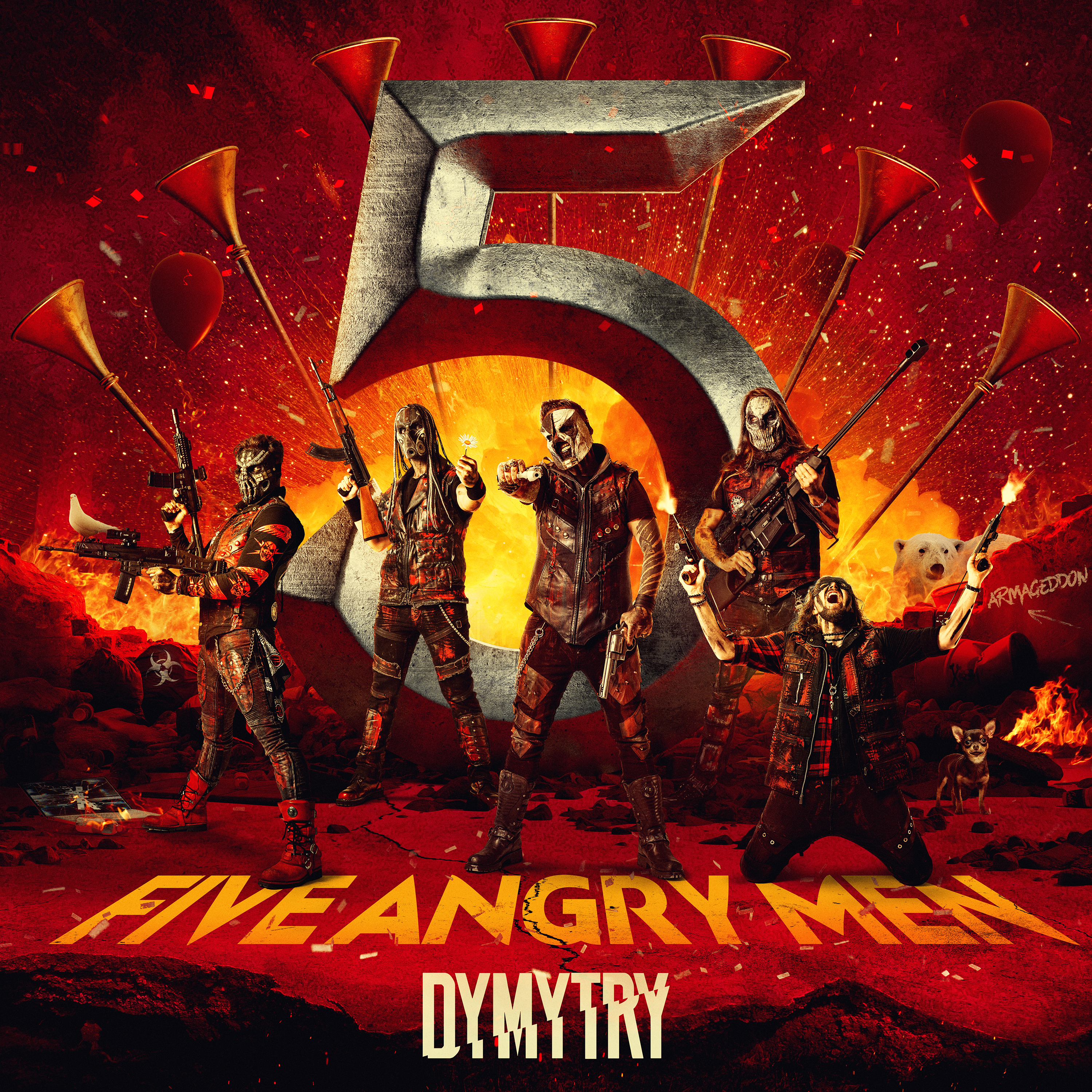 Dymytry Five Angry Men (CD) Album Digipak