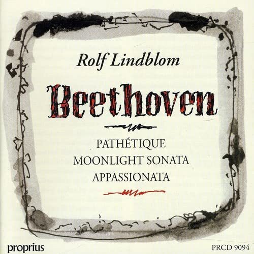 Lindblom Pathetique, Manskenssonaten, Appassionata (Lindblom) (CD) Album