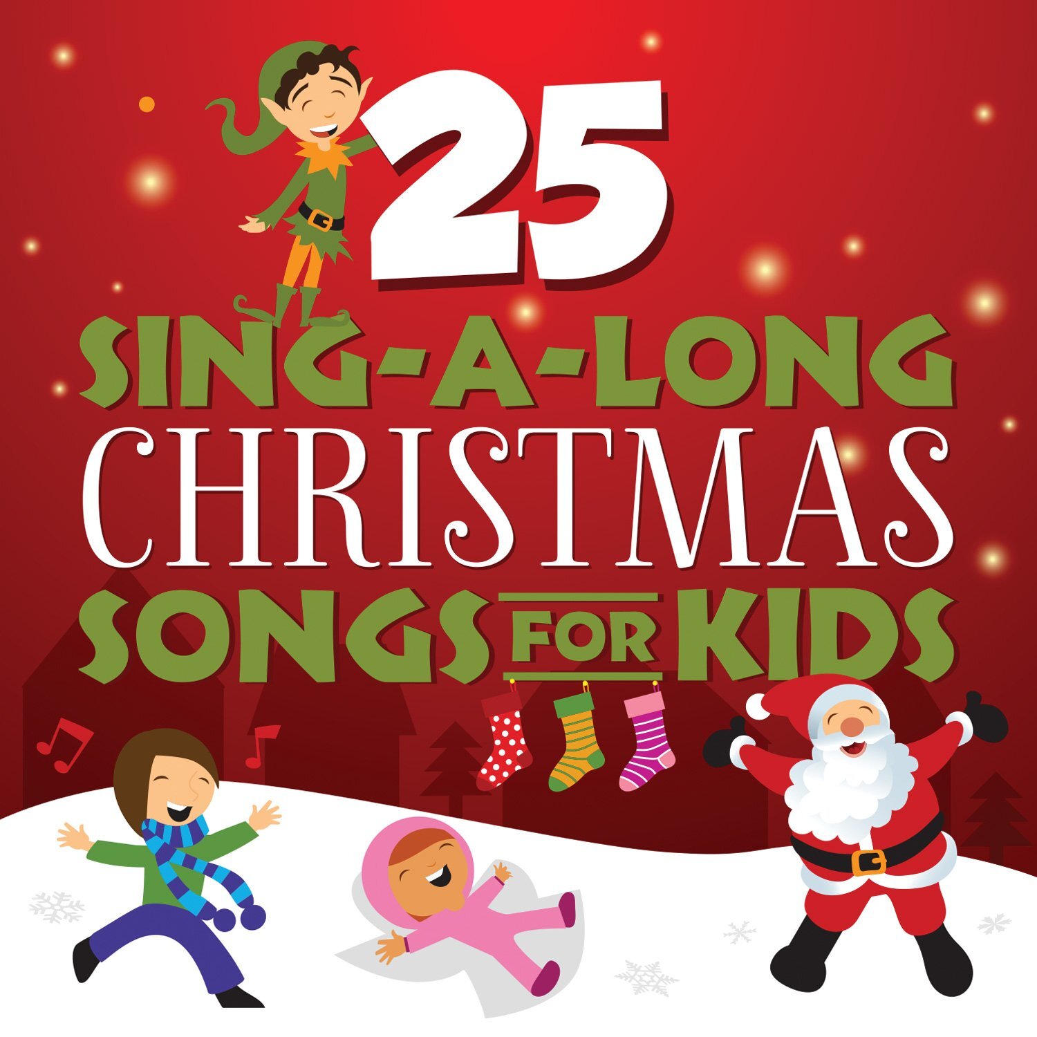 Songtime Kids 25 Sing-A-Long Christmas Songs for Kids (CD)