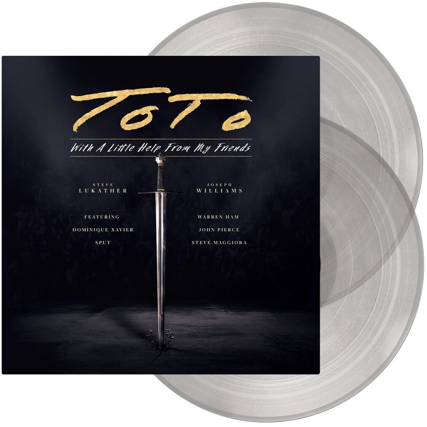TOTO - WITH A LITTLE HELP FROM MY -2LP TRANSPARENT VINYLNUOVO SIGILLATO 2021