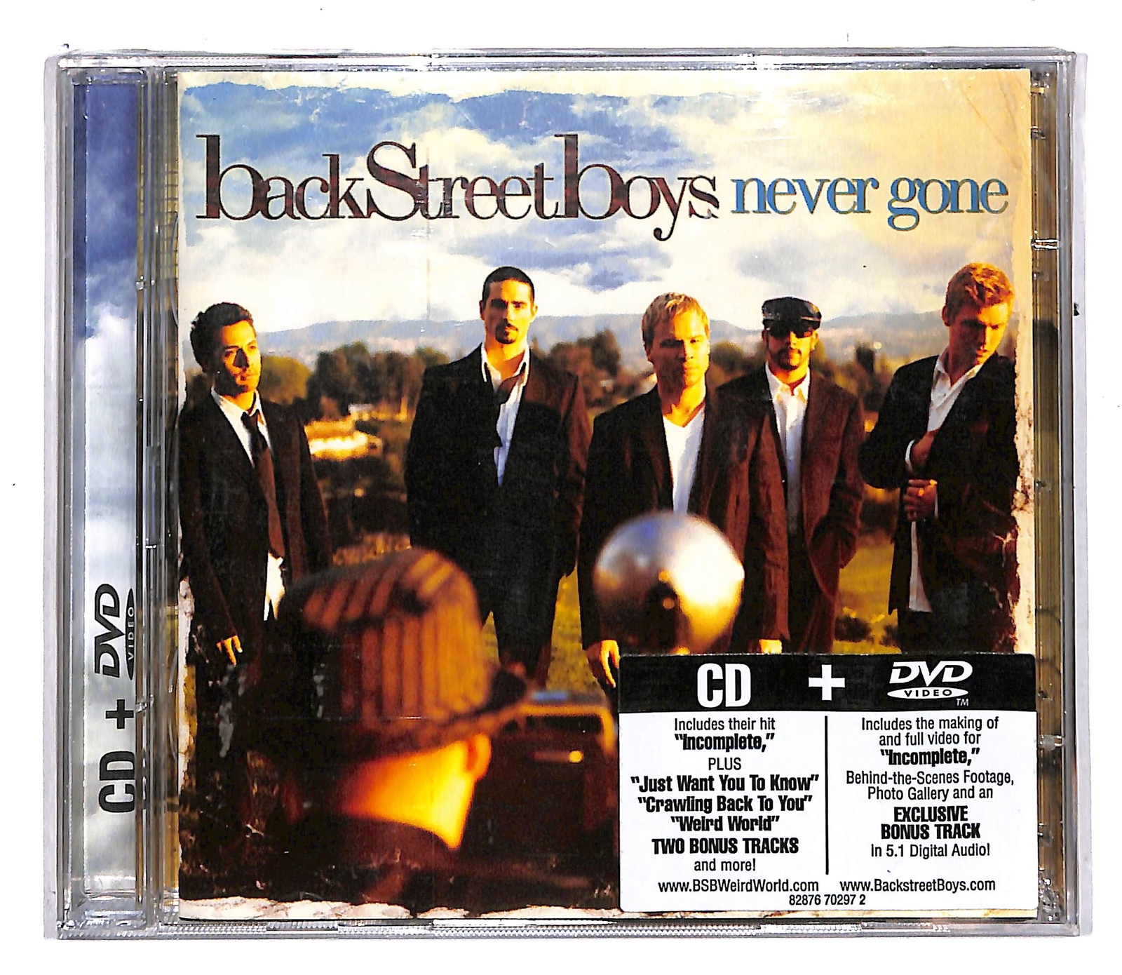 EBOND Backstreet Boys - Never Gone + DVD CD CD104754