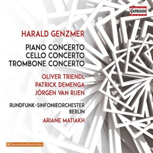 Harald Genzmer Harald Genzmer: Piano Concerto/Cello Concerto/Trombone Conce (CD)