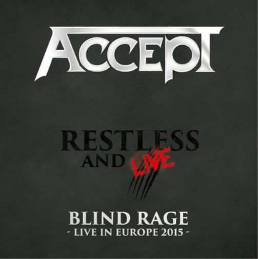 Accept Restless and Live: Blind Rage Live in Europe 2015 (CD) Album
