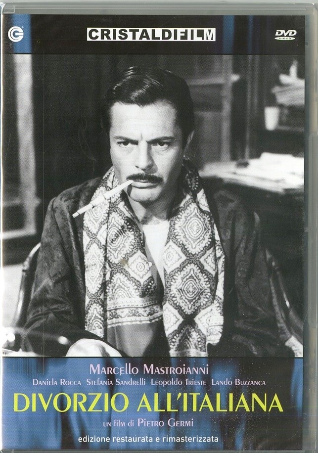 Divorzio All'Italiana (1961), Germi, Mastroianni, Cristaldi Cinema, DVD, 8032700