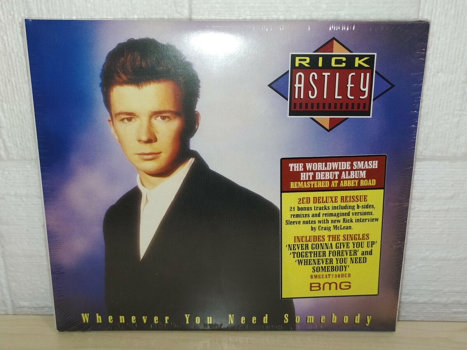 RICK ASTLEY - WHENEVER YOU NEED SOMEBODY – DELUXE – 2 CD