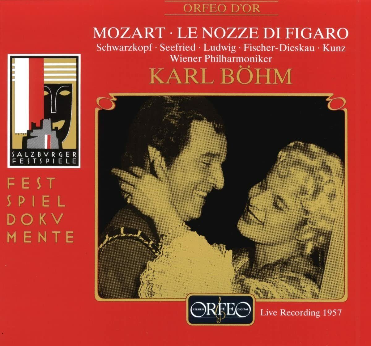 Mozart: Le Nozze Di Figaro / Bohm, Schwarzkopf, Seefried, Salisburgo 1957 CD