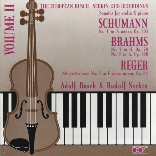 BUSCH, ADOLF/ SERKIN, RUDOLF Violin Sonatas (CD) Album