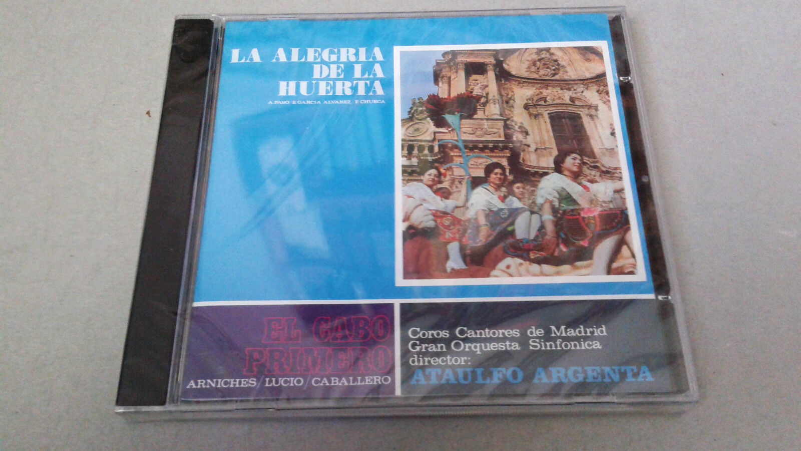 Zarzuela " La Alegria Della Frutteto / El Cabo Primo " CD Ataulfo Argenta Nuovo