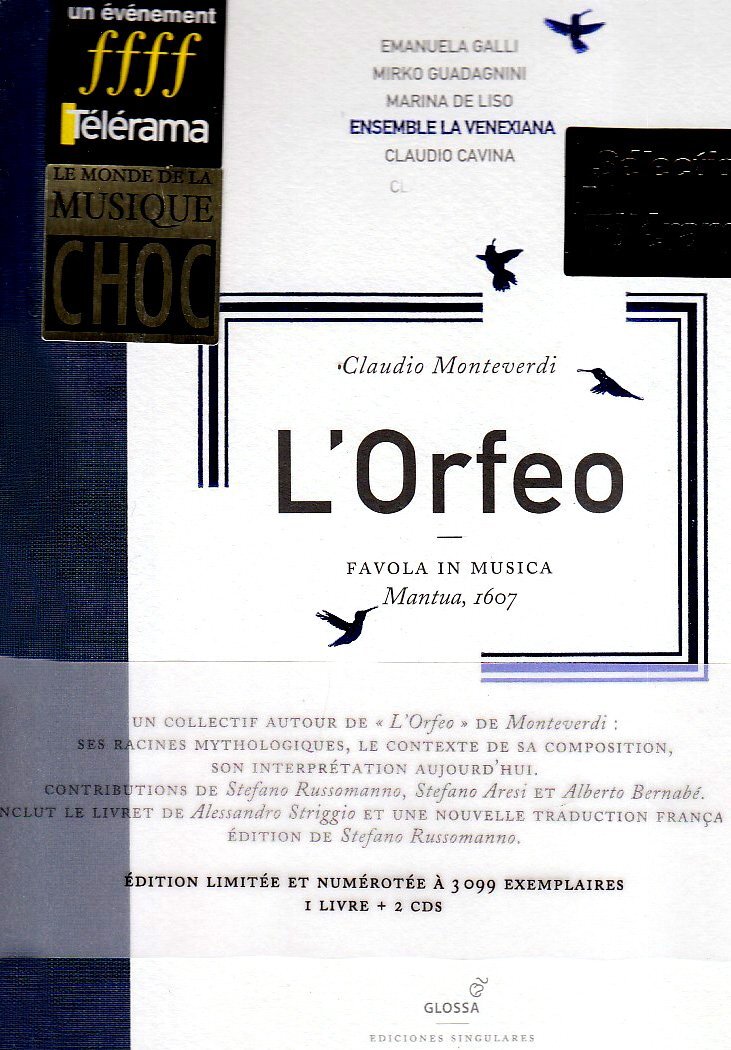 Monteverdi, C. Orfeo -Edition Luxe Limit (CD)