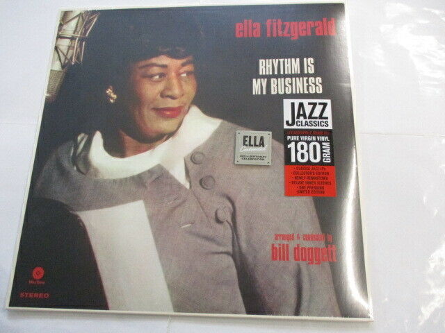 ELLA FITZGERALD - RHYTHM IS MY BUSINESS - LP REISSUE VINYL NEW SEALED 2017