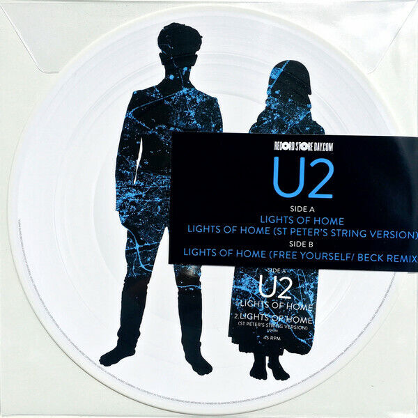 U2 LIGHTS OF HOME VINILE EP 12" PICTURE DISC RECORD STORE DAY 2018 21 APRILE