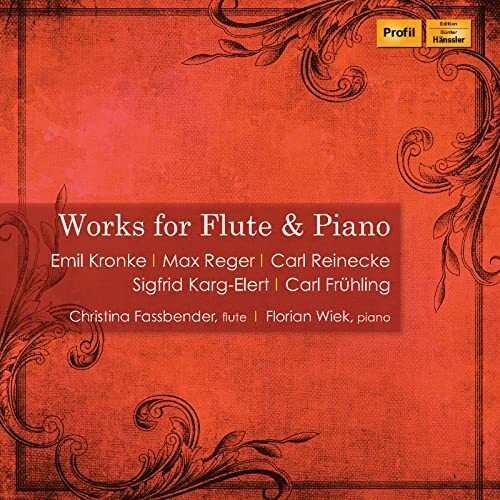 PH18005 Fassbender/Wieck Works For Flute & Piano CD PH18005 NEW