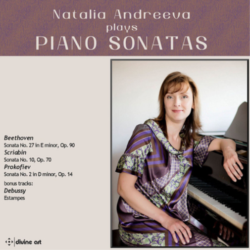 Natalia Andreeva Natalia Andreeva Plays Piano Sonatas (CD) Bonus Tracks  Album