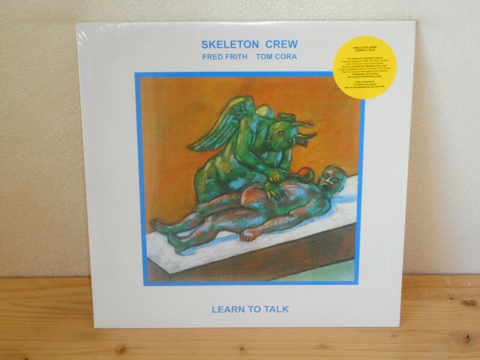 LP SKELETON CREW Learn to talk (ReR 1984/2019) Frith avant jazz punk rock SEALED