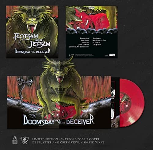 Flotsam & Jetsam Doomsday For The Deceiver (Red Pop-Up Vinyl Lp) VINYL NUOVO