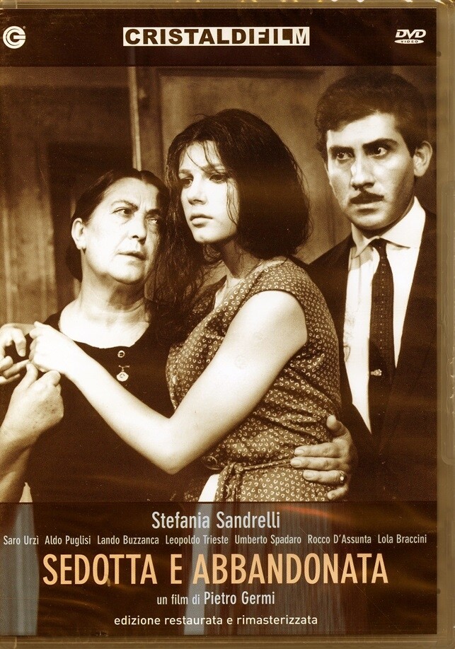 Sedotta e Abbandonata: Pietro Germi, Cristaldi Film, DVD, 8032700998266
