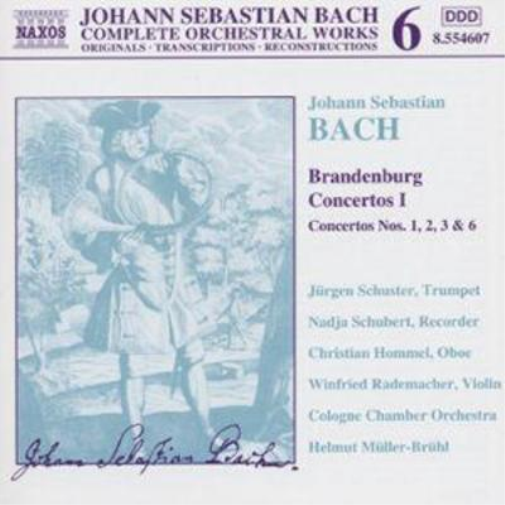Martin Renz Brandenburg Concertos 1 - Nos. 1, 2, 3 & 6 (CD) Album