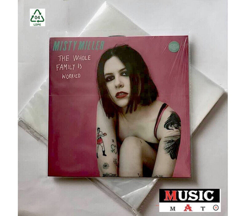 Buste esterne per dischi VINILI LP-DLP - 12" Pollici  (PE NEUTRO MY 100 ) Qta 50