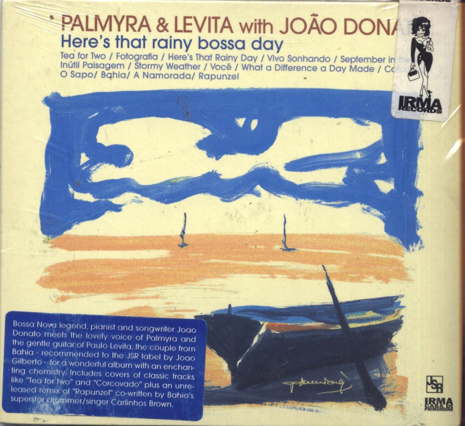 PALMYRA & LEVITA with JOAO DONATO - Here's that rainy bossa day - CD 2002 SEALED