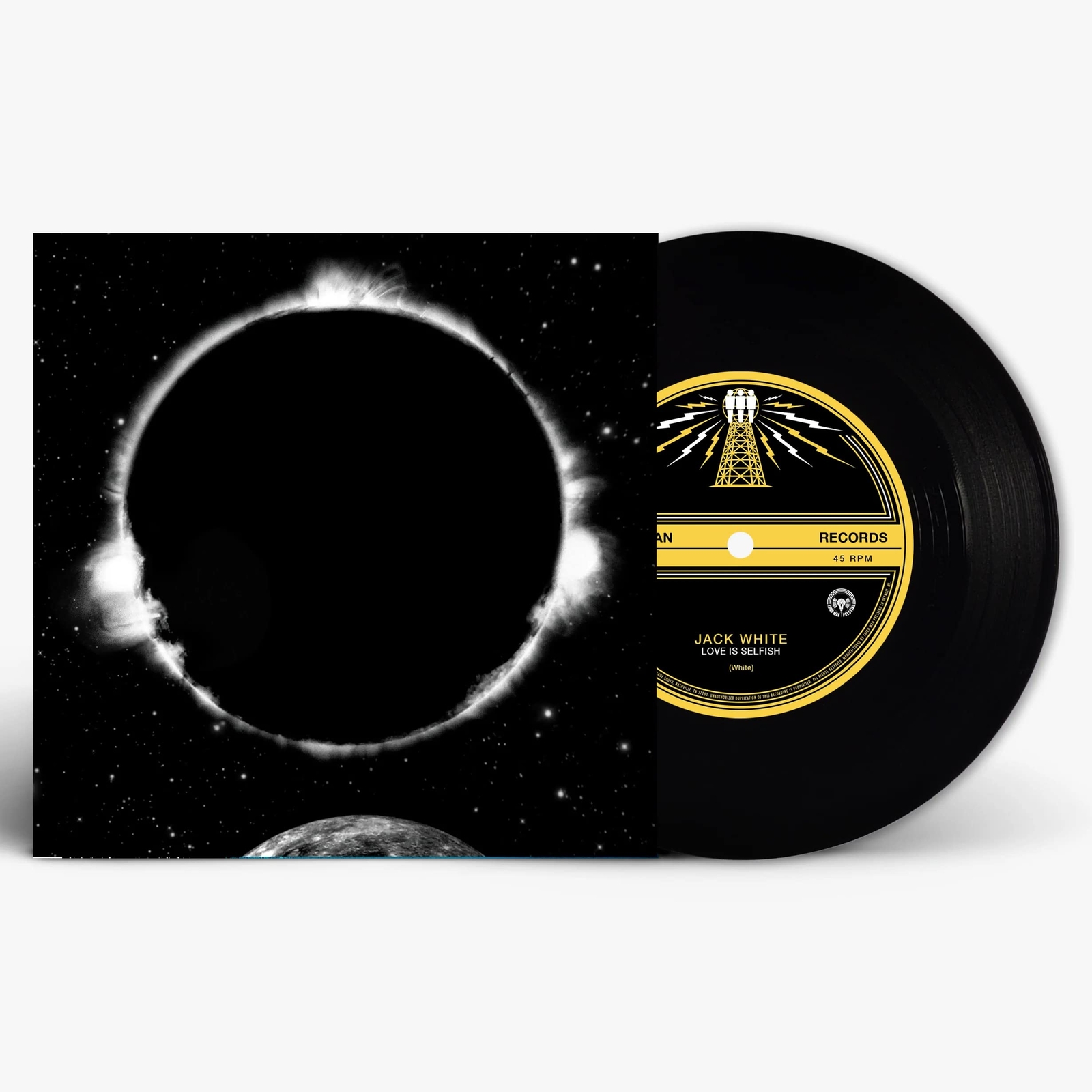 Jack White Love is Selfish (non-album acoustic version) / Fear of the (Vinyl LP)